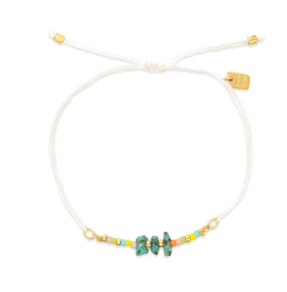 DAINTY SOLANA SEED BEED GOLD BRACELET