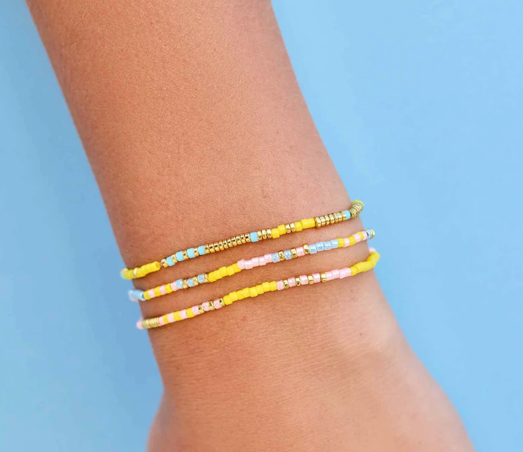 Sunset Beach Stretch Bracelet Set of 3
