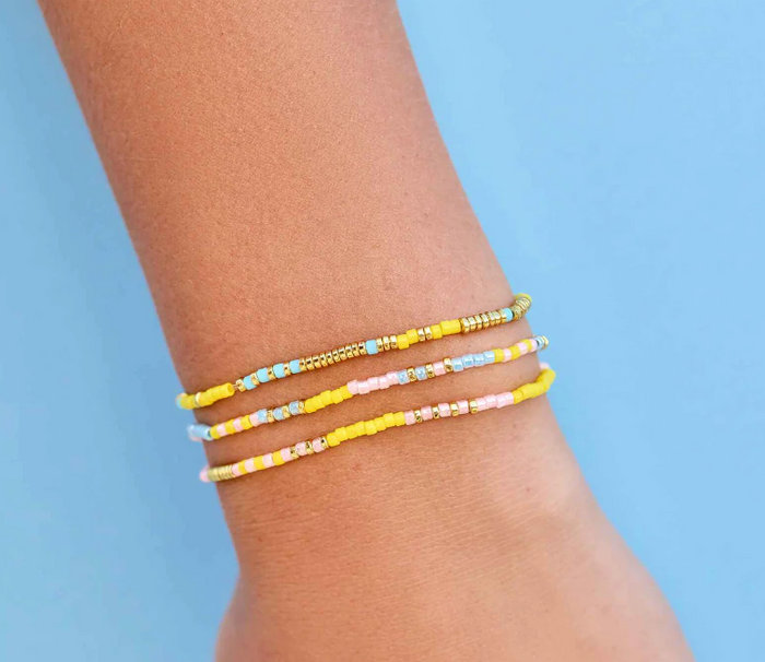Sunset Beach Stretch Bracelet Set of 3