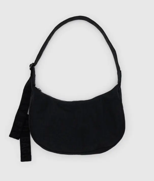 Medium Nylon Crescent Bag