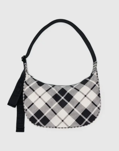 Medium Nylon Crescent Bag