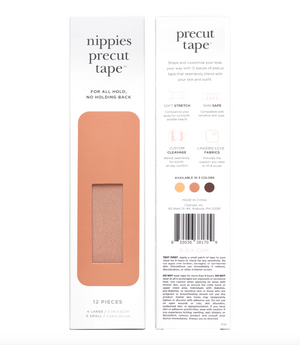 Nippies Precut Boob Tape (12 Pieces)