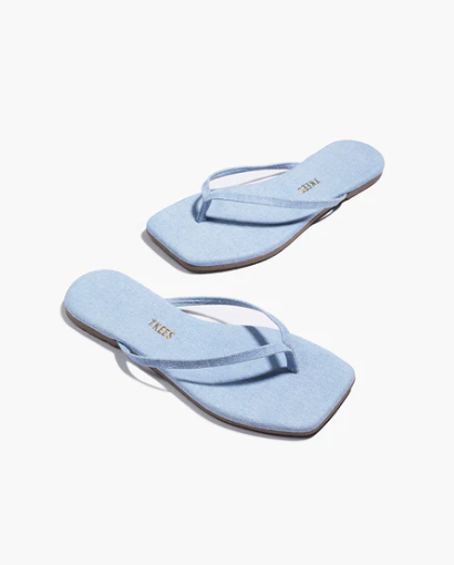 Denim Square Toe Lily