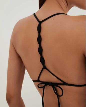 Alexa T Back Tri Top & Alexa Detail Cheeky Bottom Bikini Set