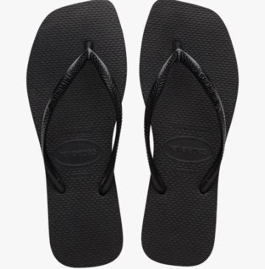 Slim Square Flip Flops