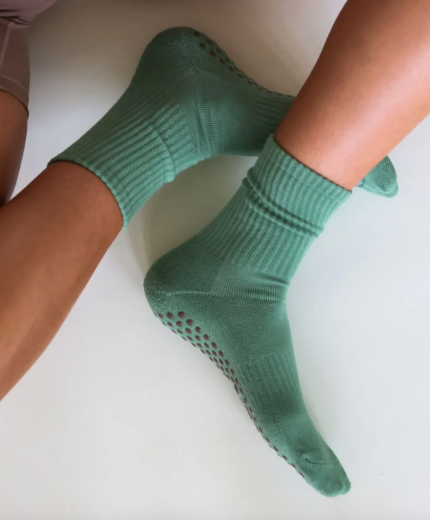 The Everyday Grip Socks - Sage