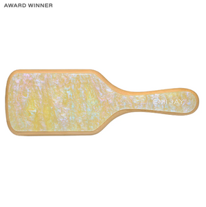 Bamboo Paddle Brush in Lemon Sugar