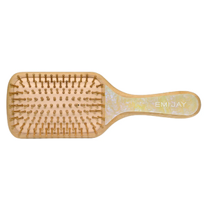 Bamboo Paddle Brush in Lemon Sugar