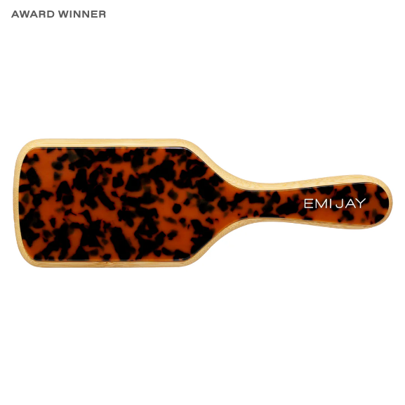 Bamboo Paddle Brush in Tortoise