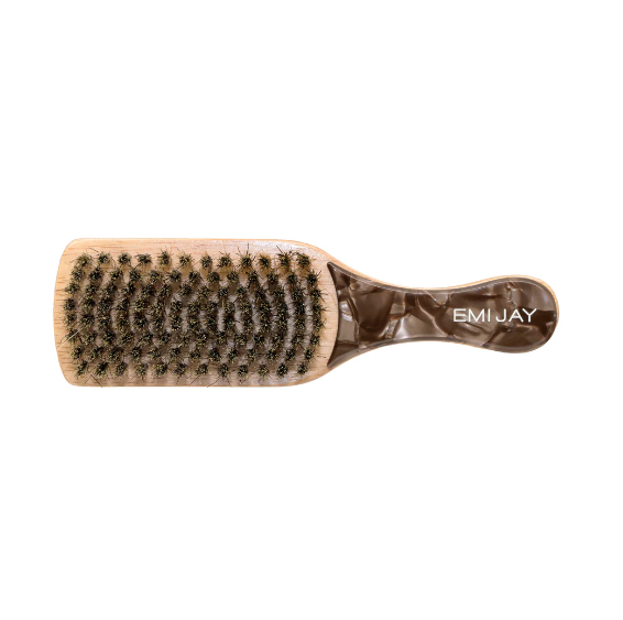 Mini Boar Bristle Brush in Toasted Sugar