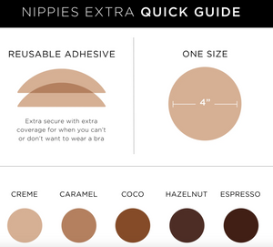 Nippies Adhesive Nipple Covers - Extra Thick