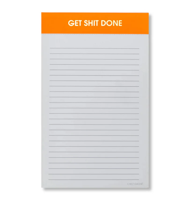 Get Shit Done - Lined Notepad