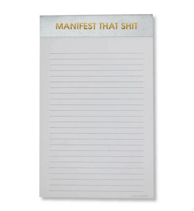 Manifest That Shit - Lined Notepad