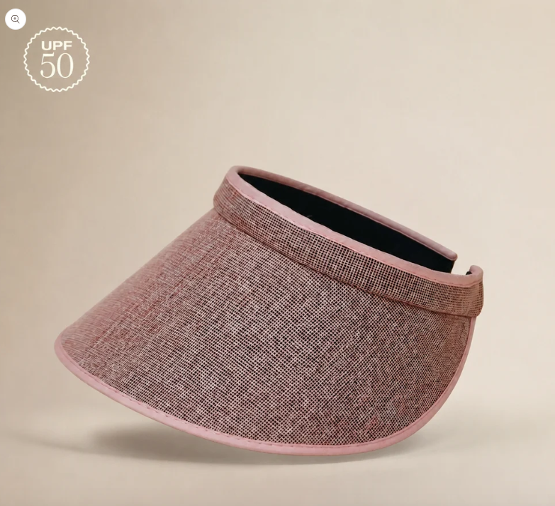 THE VISOR - PINK LATTE