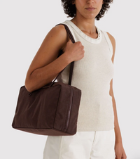 Medium Nylon Bowler Bag