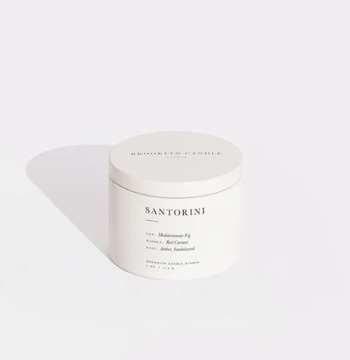 Santorini Travel Candle
