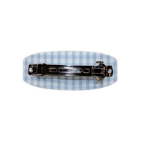 Ponytail Barrette in Blue Cherry Picnic