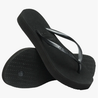Black Slim Flatform HAVAIANAS