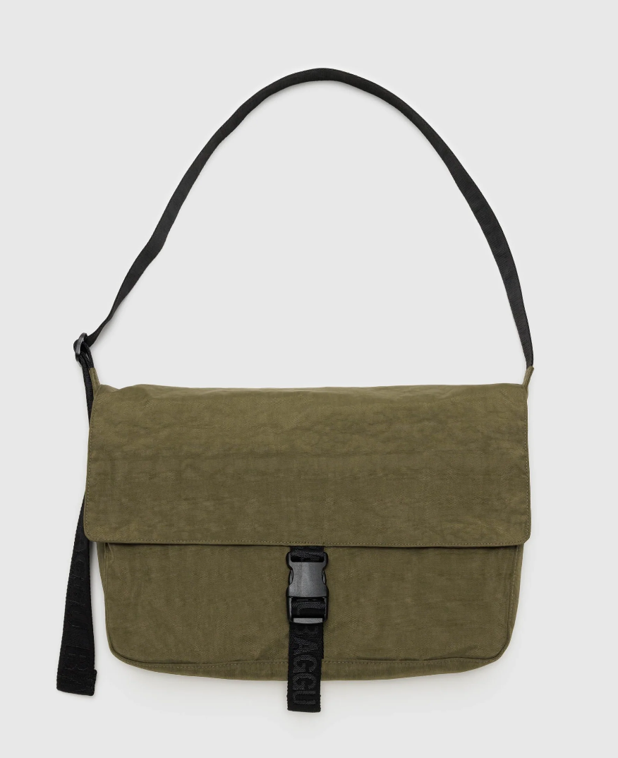 Nylon Messenger Bag