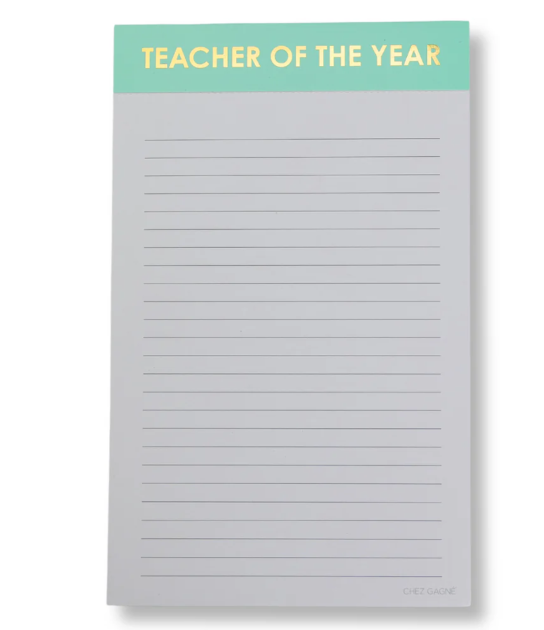 Teacher Of The Year - Lined Notepad