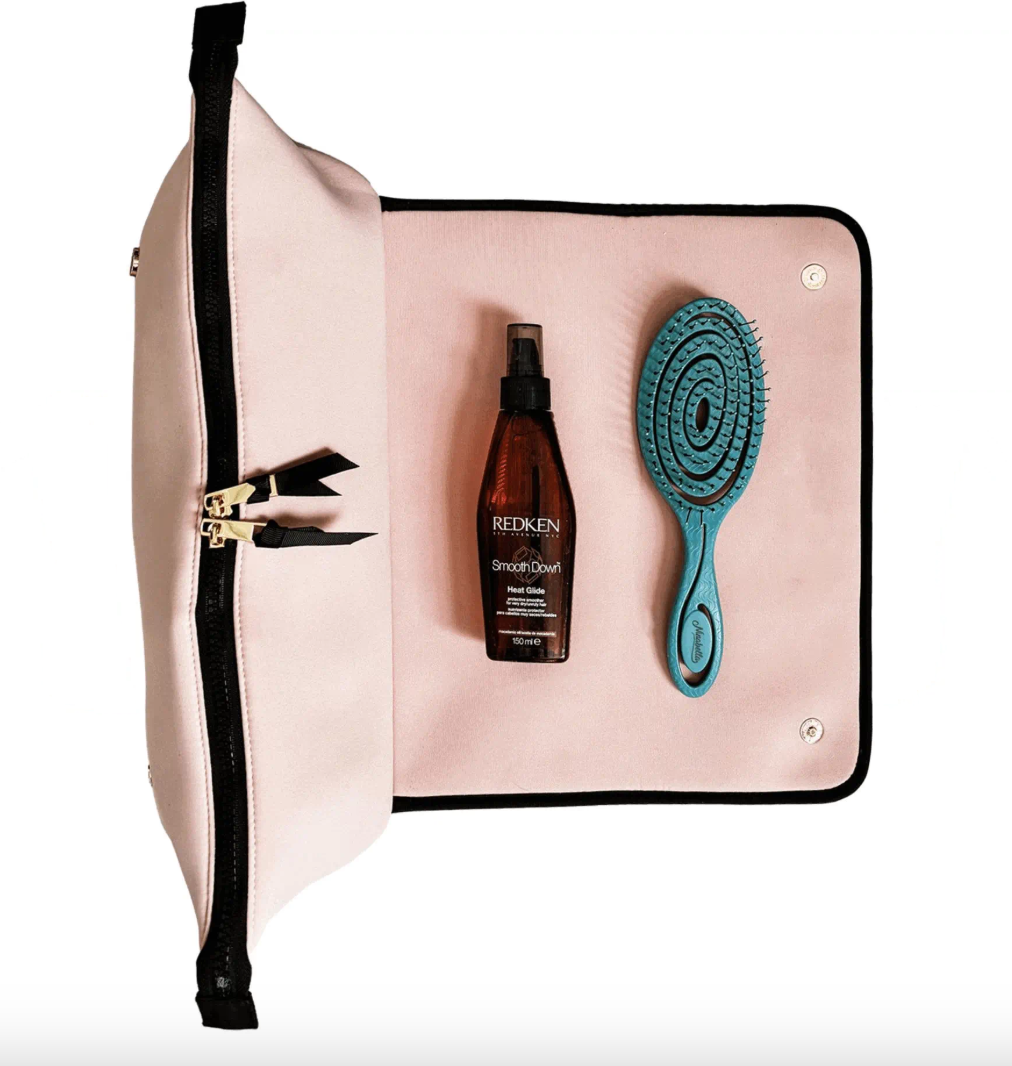Hair Tools Travel Case w Heat-Resistant Mat
