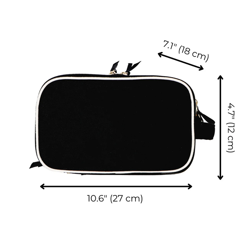 Triple Beauty & Toiletry Organizer – Black