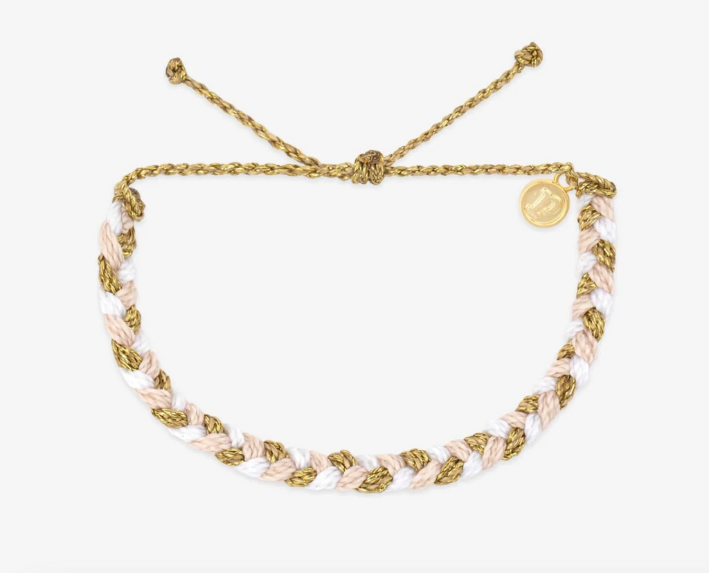 Neutral Glow Braided Bracelet