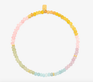 Ombre Rainbow Stretch Bracelet