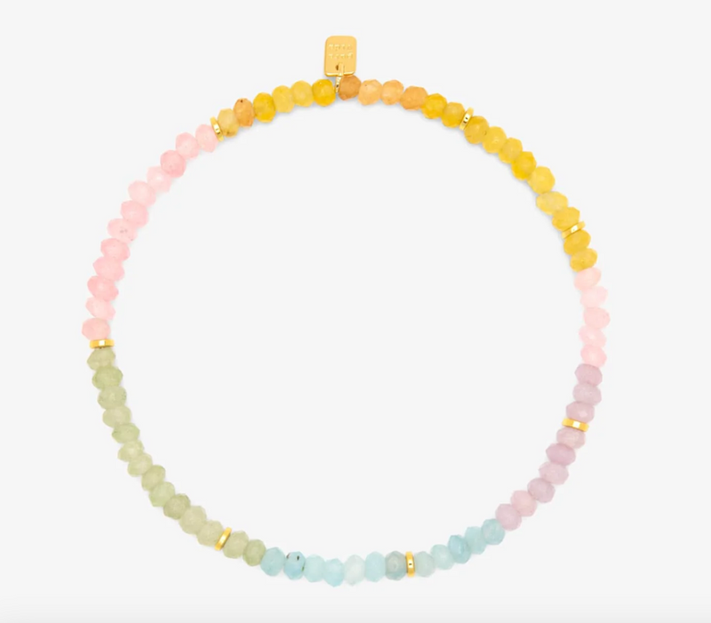 Ombre Rainbow Stretch Bracelet