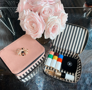 Cosmetics/Trinket Box, Pink/Blush