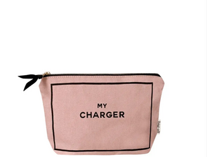Charger Pouch, Pink/Blush