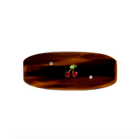 Ponytail Barrette in Tortoise Cherry