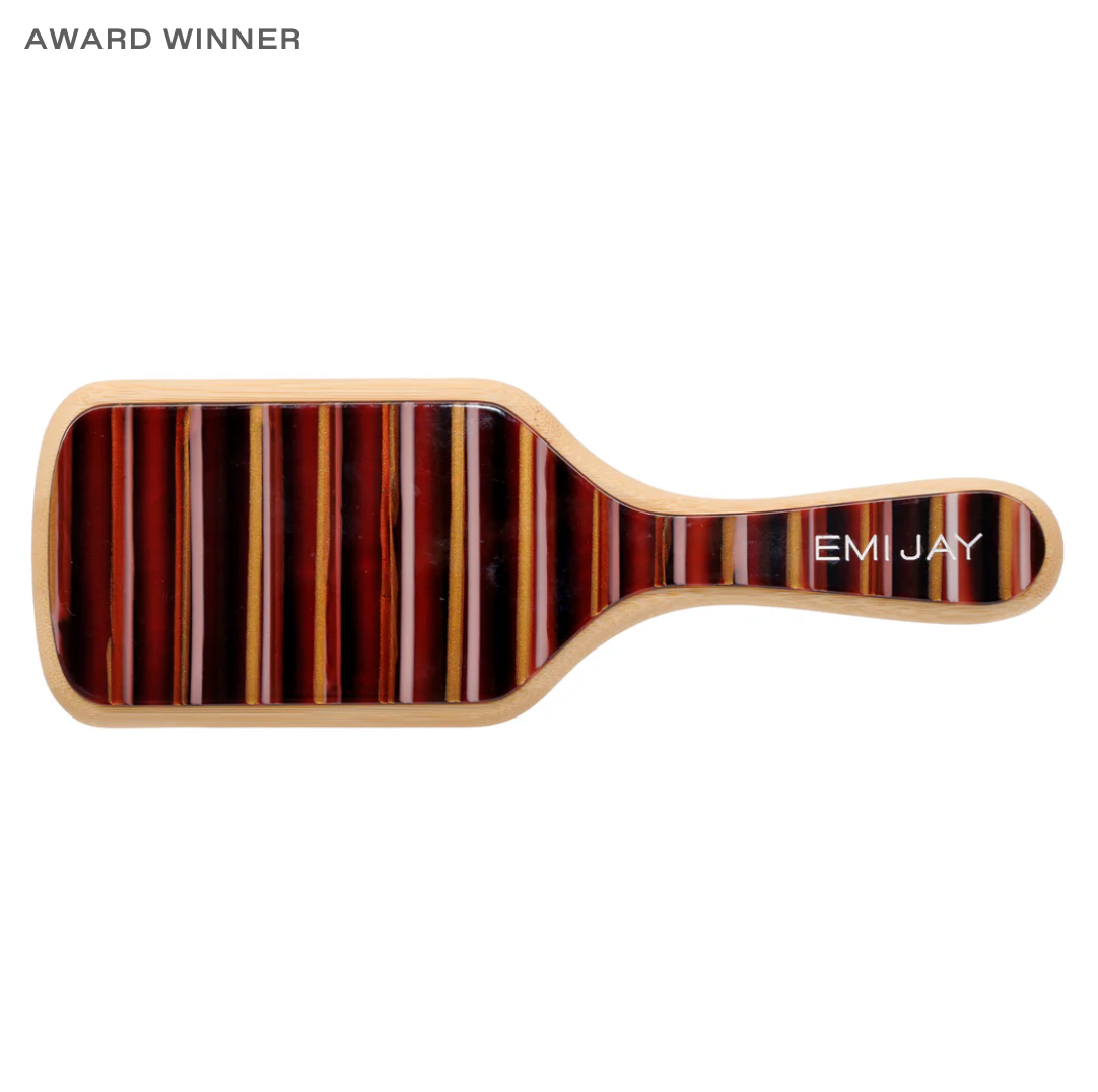 BAMBOO PADDLE BRUSH IN NIGHTCAP