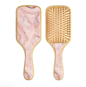 Emi Jay Bamboo Paddle Brush in Pink Chantilly