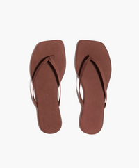 Square Toe Lily Suede TKEES BOURBON