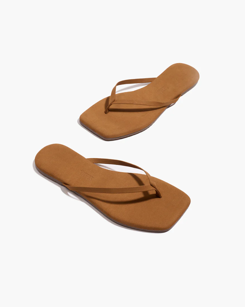 Square Toe Lily Suede CAMEL TKEES
