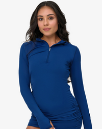 WOMEN'S DRAWSTRING COVERUP DRESS UPF+50