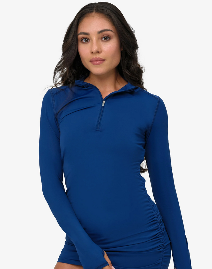 WOMEN'S DRAWSTRING COVERUP DRESS UPF+50