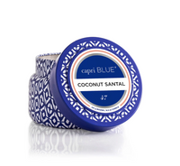 Coconut Santal Printed Travel Tin Candle