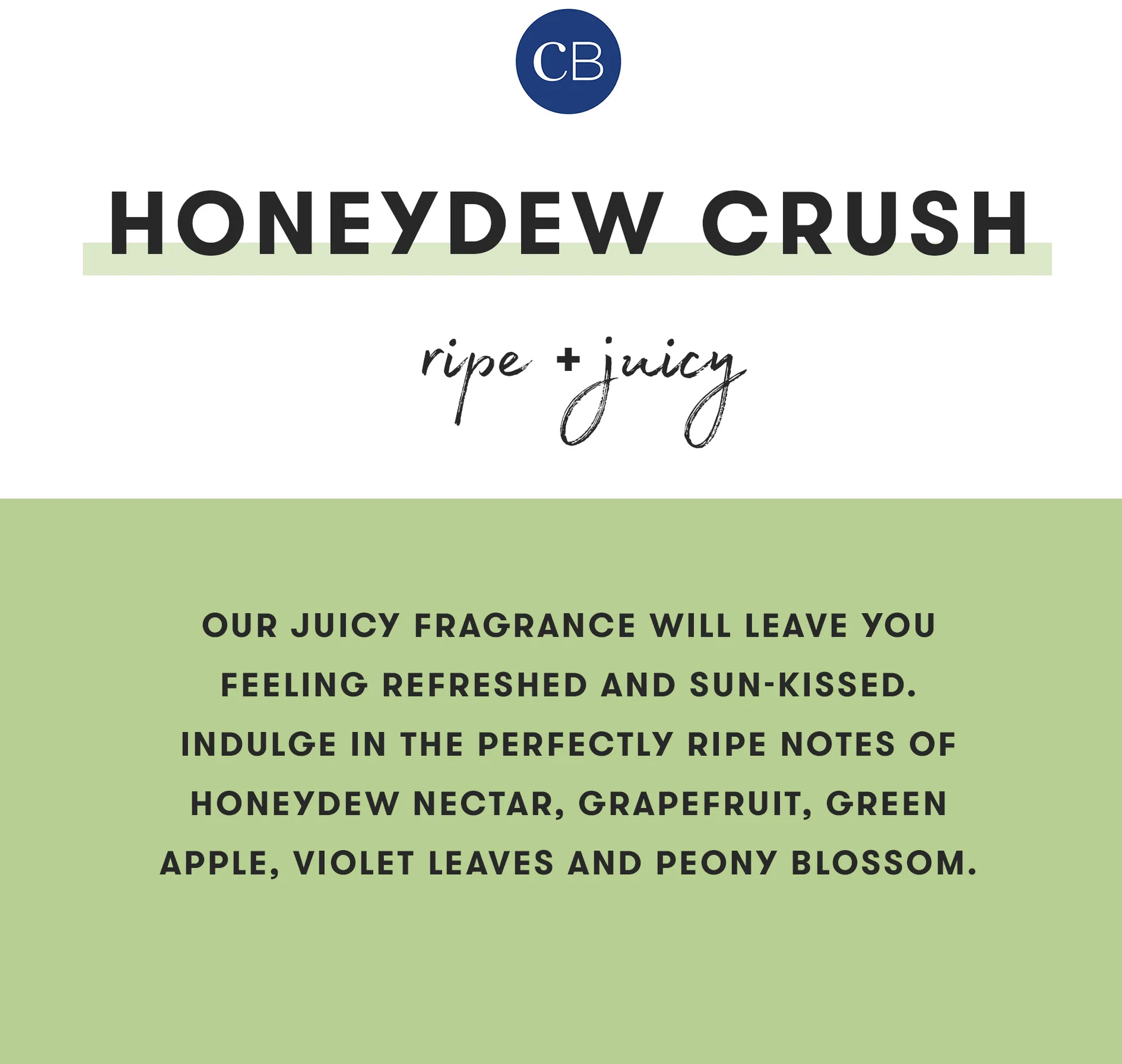 Honeydew Crush Blue Printed Travel Tin Candle 8.5oz