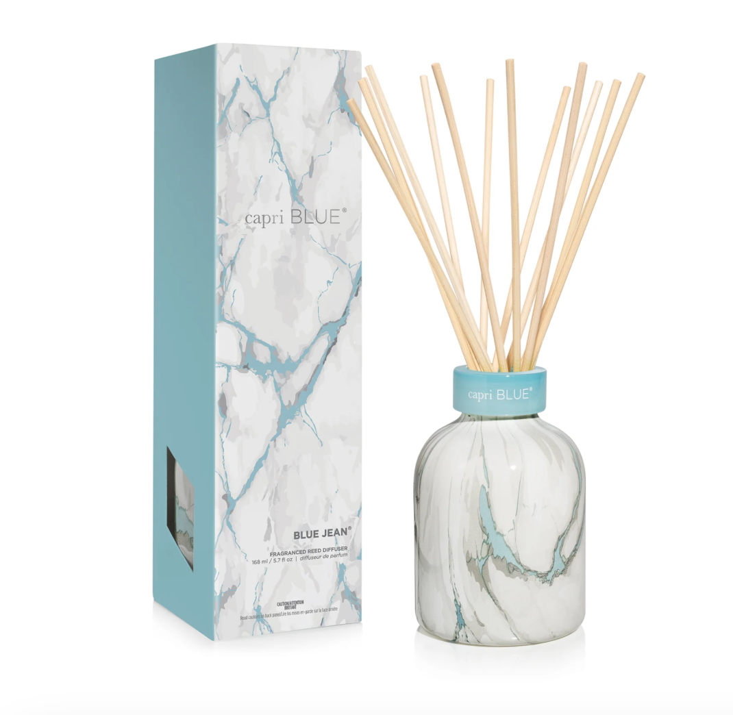 Blue Jean Modern Marble Petite Reed Diffuser 5.7oz
