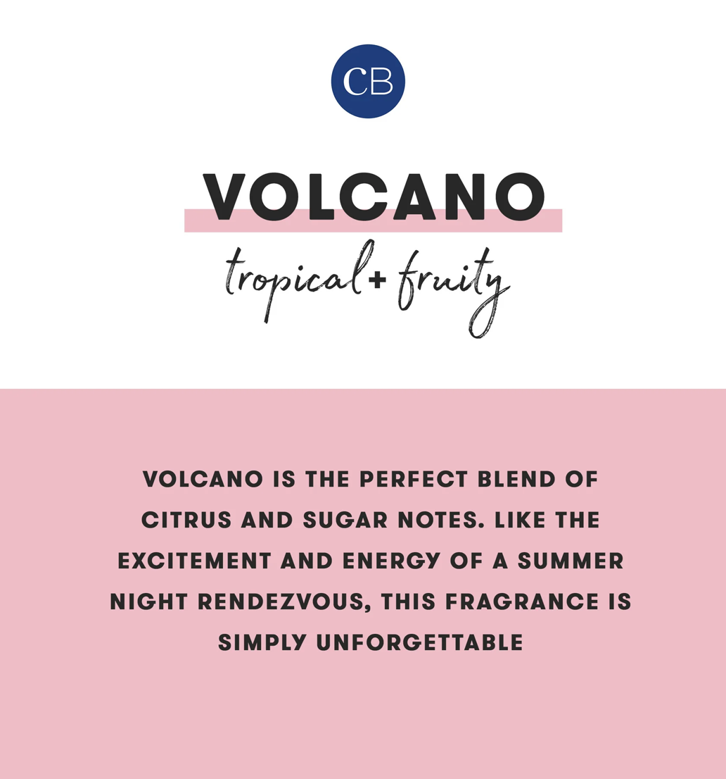 Volcano White Petite Candle