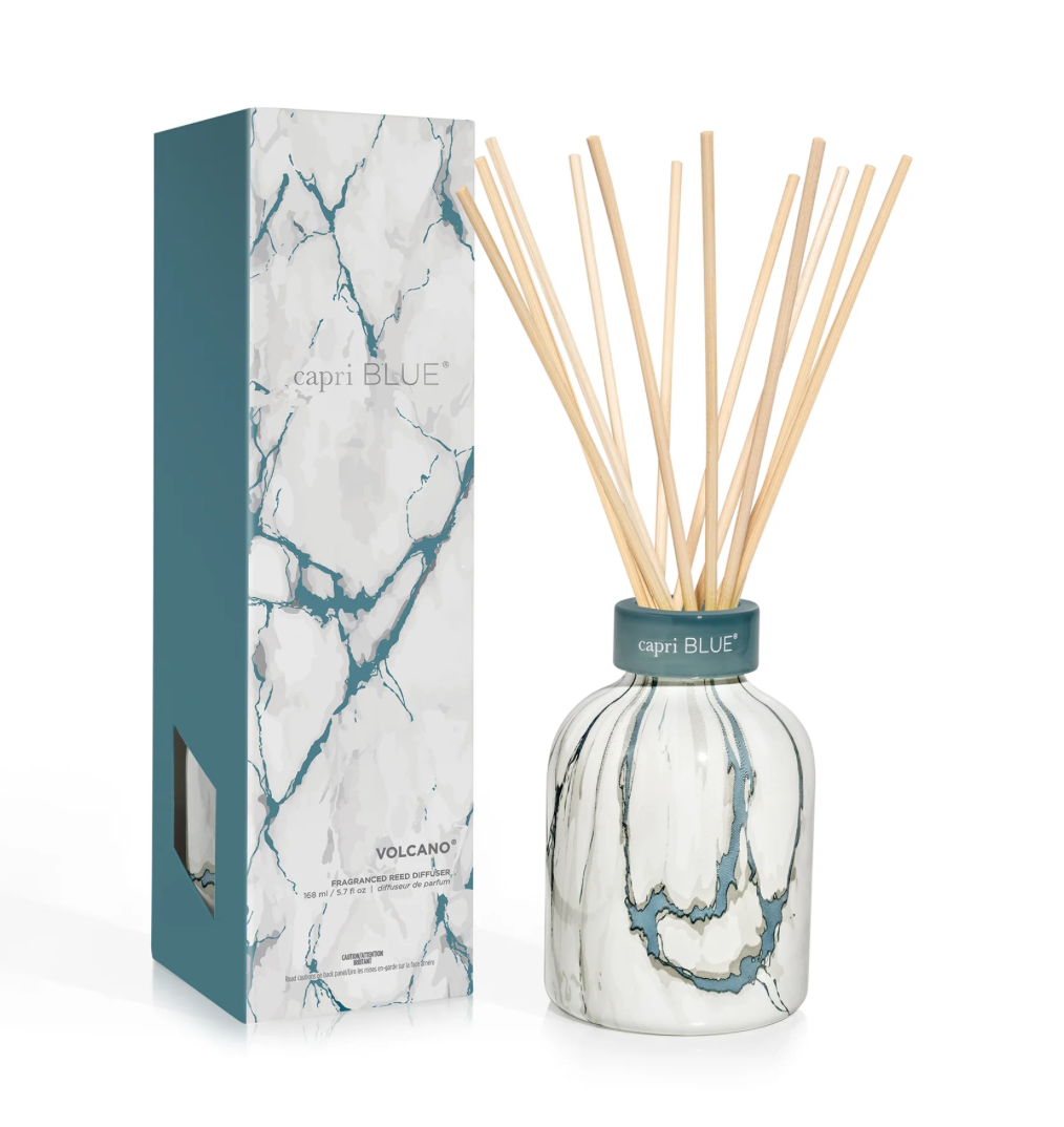 Volcano Modern Marble Petite Reed Diffuser 5.7oz