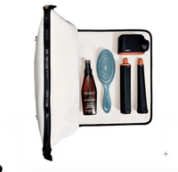 HAIR TOOLS TRAVEL CASE W HEAT-RESISTANT MAT, CREAM