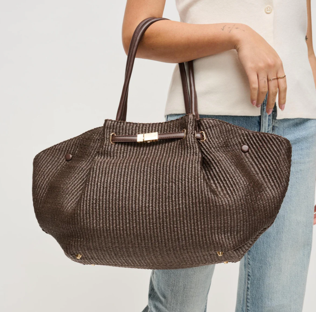 Kaia - Straw Tote