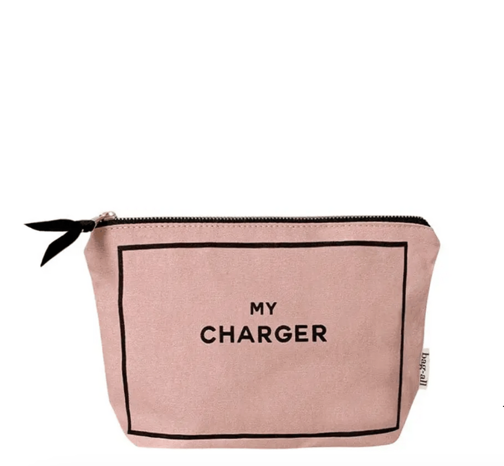 CHARGER POUCH, PINK/BLUSH