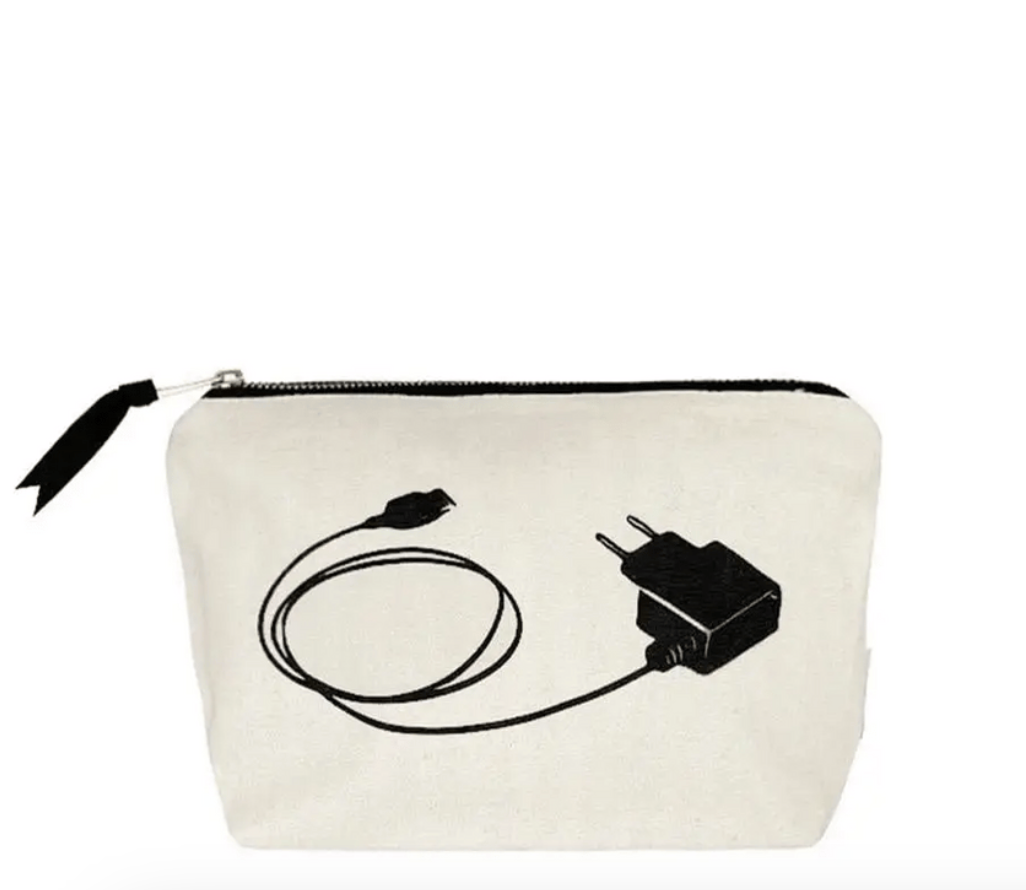 CHARGER POUCH, CREAM