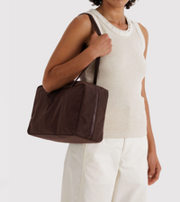 Medium Nylon Bowler Bag