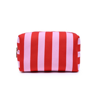 Essential Stripe Cosmetic & Travel Organizer Pouch