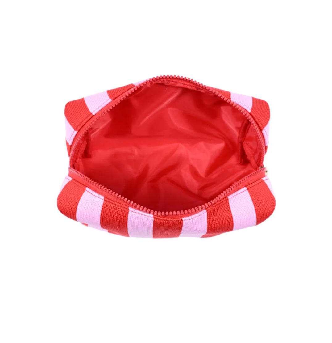 Essential Stripe Cosmetic & Travel Organizer Pouch